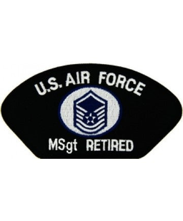 Air Force Master Sergeant Retired Patch