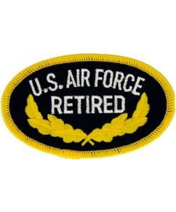US Air Force oval patch with scrambled eggs