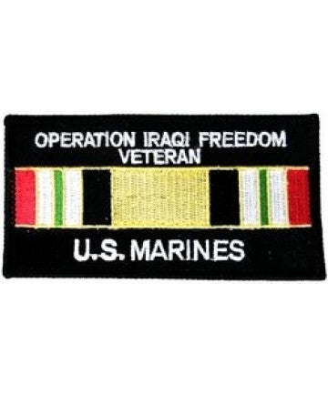 US Marine Corps Iraiqi Freedom Veteran Square Patch