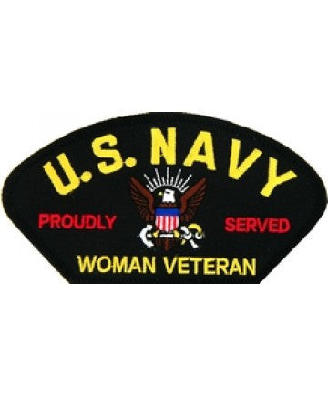 US Navy Woman Veteran Proudly Served