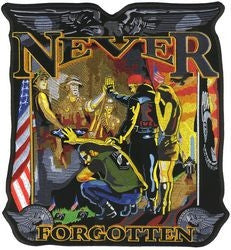 Never Forgotten Back Patch (4.5" x 5")