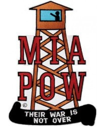 MIA/POW Their War is Not Over Back Patch (5.5" x 8)