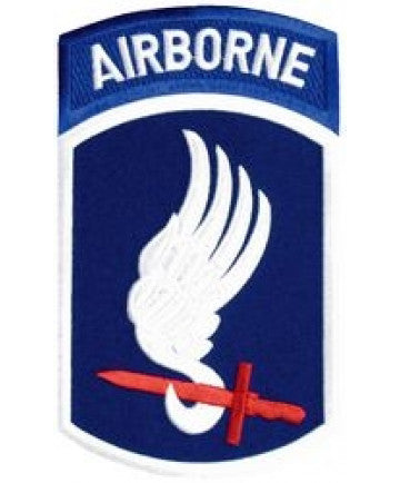 173rd Airborne Division Back Patch (4 1/4" x 7 3/8")