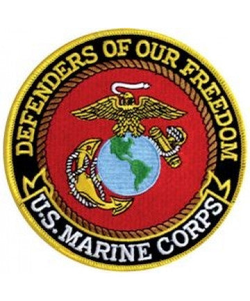 US Marine Corps Defenders of Our Freedom Back Patch - (5 inch)