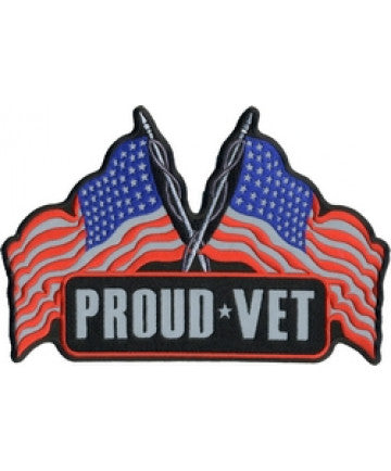 Reflective Proud Vet Back Patch (5 x 3 inch)