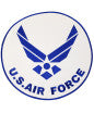 US Air Force Insignia Back Patch - (10 inch)