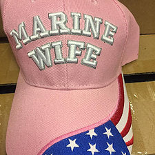 Marine Wife with Flag Cap