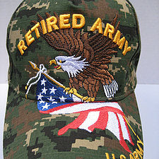 Retired Army with Eagle